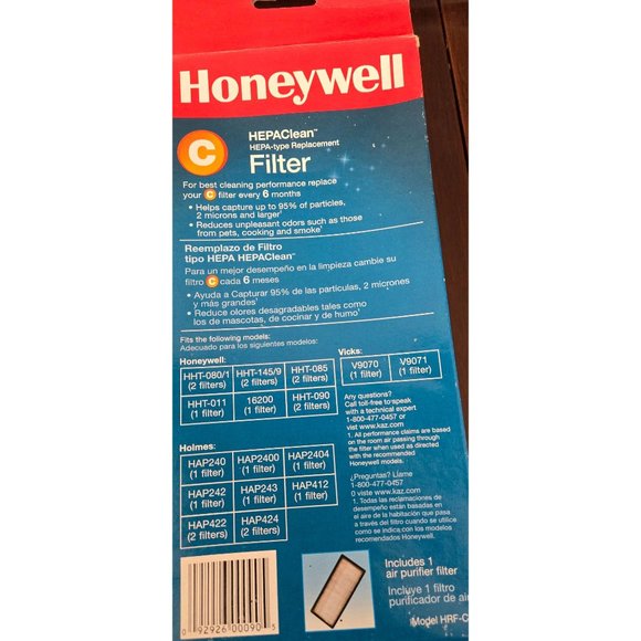 NIB Honeywell HEPA Clean Air Purifier Filter Model HRF-C1 - Picture 2 of 8